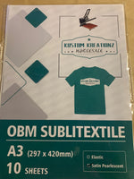 Kustom Kreationz Satin Pearlescent easy subli textile